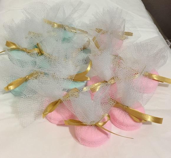 Sabonete 2 Macarons no Tule com Tag