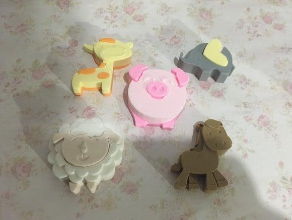 Sabonete Animais Cute (todos os Modelos no Mesmo Pedido)