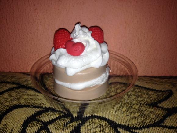 Sabonete Artesanal Bolo de Morango