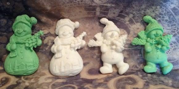 Sabonete Artesanal Boneco de Neve
