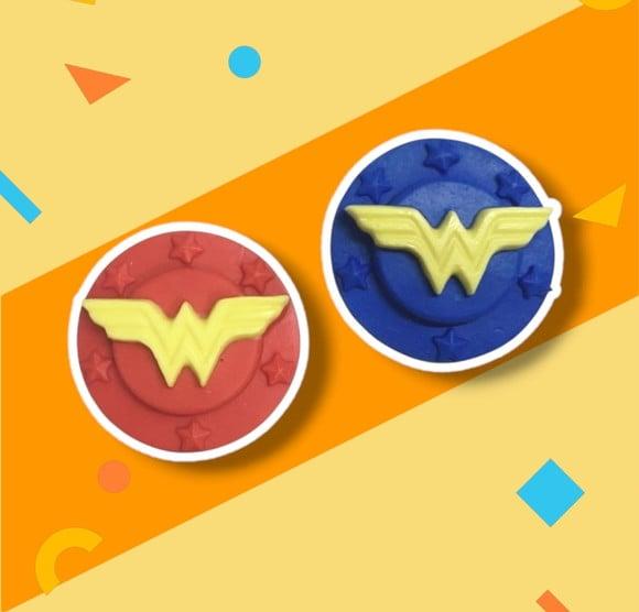 Sabonete Artesanal Escudo Mulher Maravilha Super Heróis ~