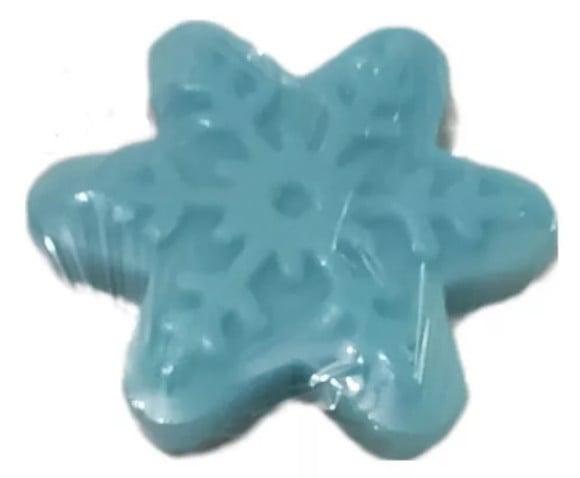 Sabonete Artesanal Flocos de Neve Frozen (7cm) /