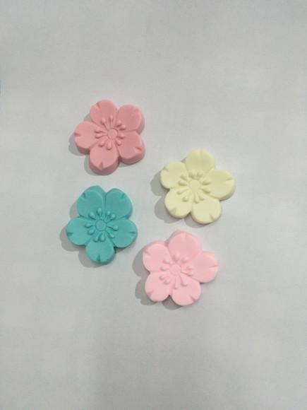 Sabonete Artesanal Flor de Cerejeira Sakura (4,5 x 4,5) ~