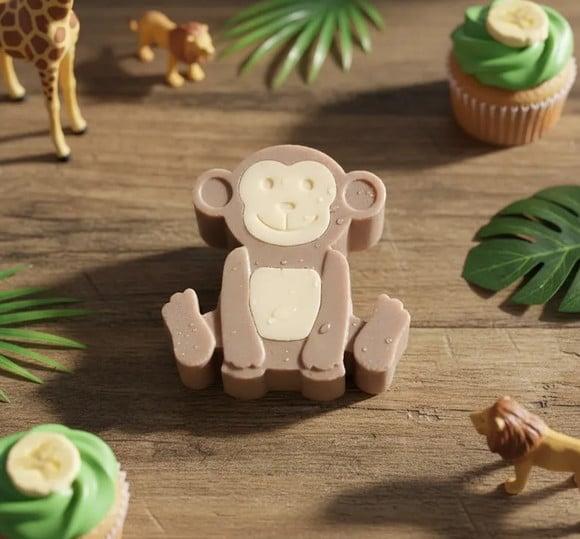 Sabonete Artesanal Macaco Cute Safari Selva ~