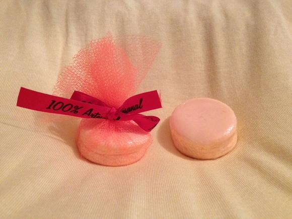 Sabonete Artesanal Macarons no Tule