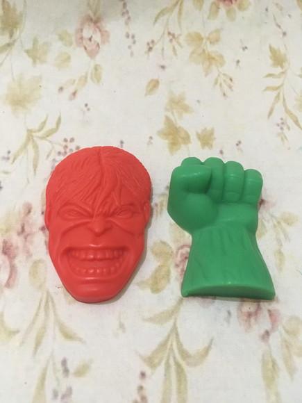 Sabonete Artesanal Mão ou Soco Hulk Avengers /