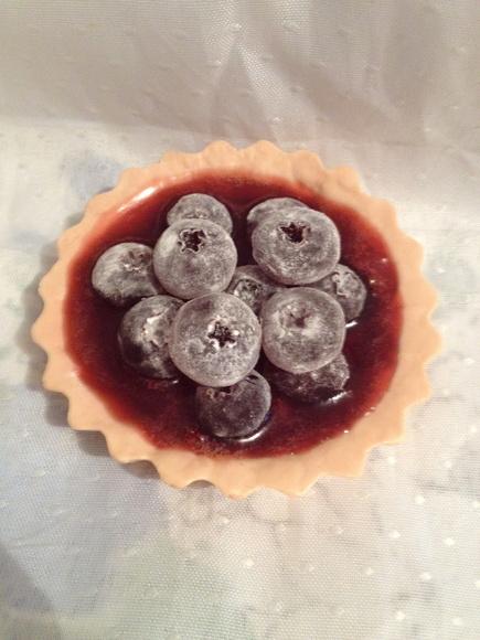 Sabonete Artesanal Torta de Blueberries (8 cm)