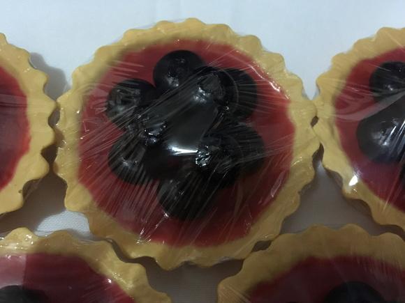 Sabonete Artesanal Torta de Blueberries (8 cm)