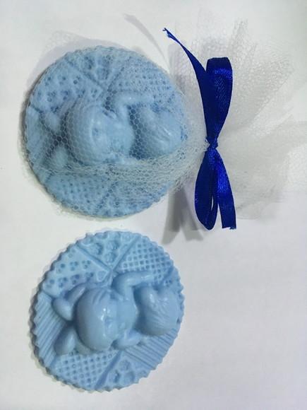 Sabonete Bebê Dormindo na Colcha Chá de Bebê (6 Cm) /