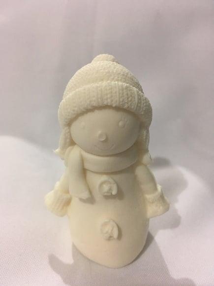 Sabonete Boneco de Neve Grande (9 Cm)