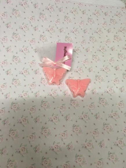 Sabonete borboleta no tule com tag