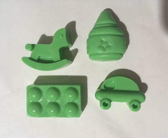 Sabonete Brinquedo Lego Pião Cavalo e Carrinho /