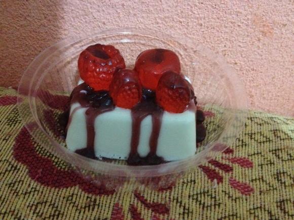 Sabonete Cheesecake de Frutas Vermelhas