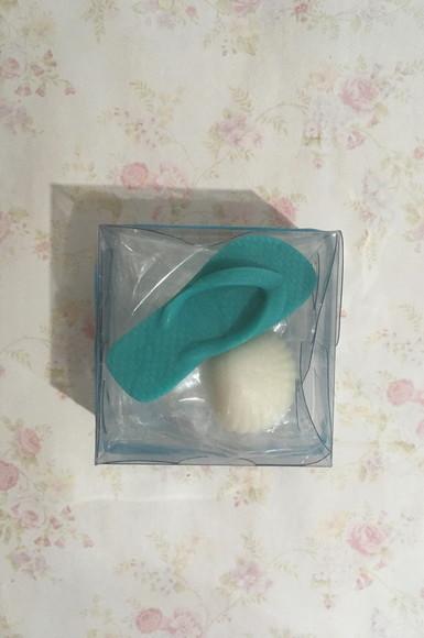 Sabonete Chinelo e Concha na Caixa