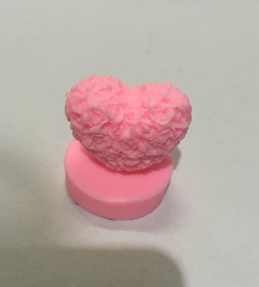 Sabonete coração 3d na base