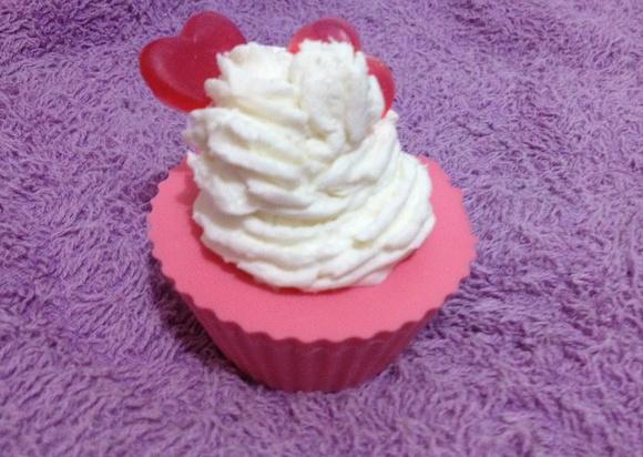 Sabonete Cupcake Merengue de Morango