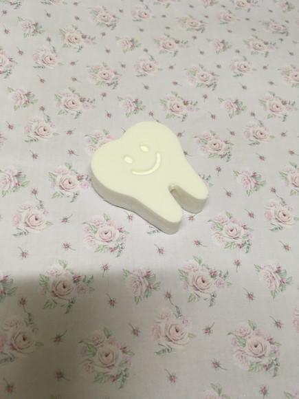 Sabonete Dente no Tule com Tag /
