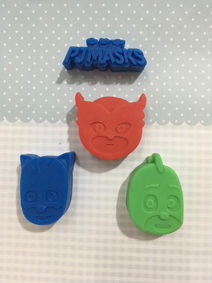 Sabonete Desenho Masks Largatixo Corujita e Menino Gato (un)