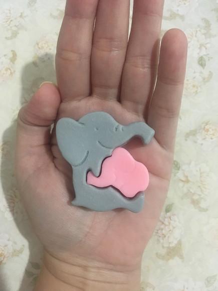 Sabonete Elefante com Filhote