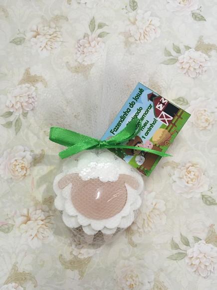 Sabonete Fazendinha Cute no Tule com Tag (unidade)