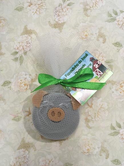 Sabonete Fazendinha Cute no Tule com Tag (unidade)