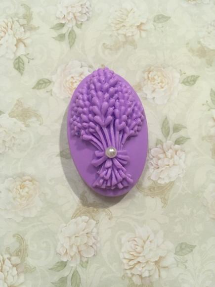 Sabonete Lavanda Barra com Aplicação de Pérola