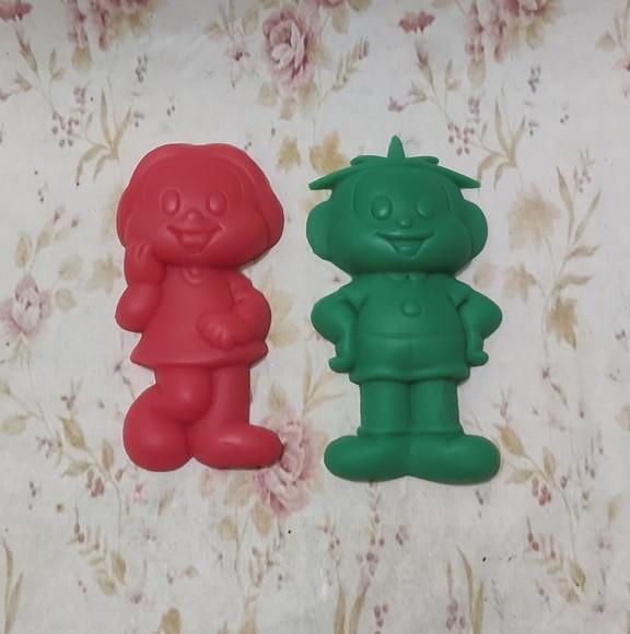 Sabonete menina ou Cebolinha (10 cm)