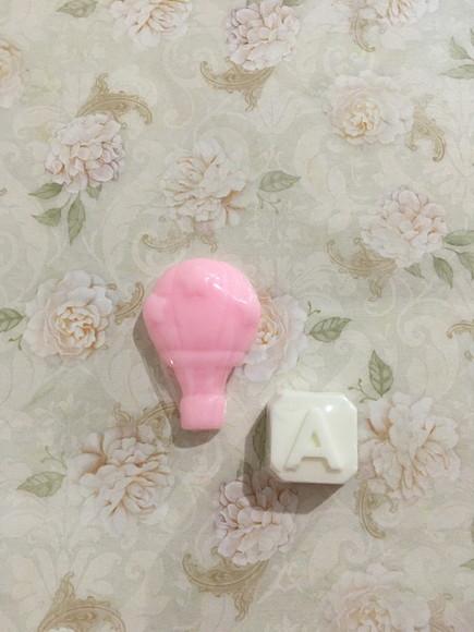 Sabonete Nuvem e Balão no Tule com Tag /