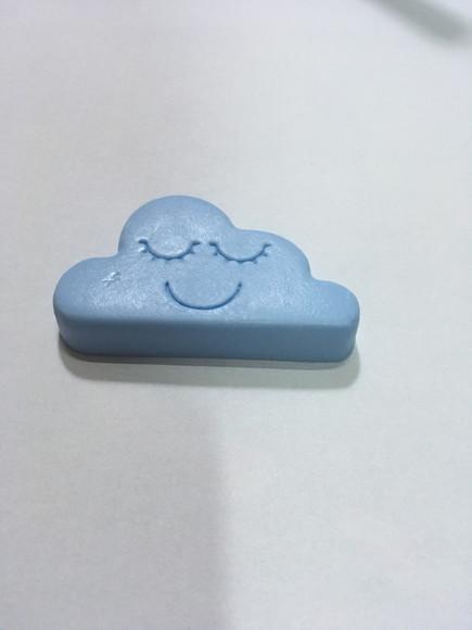 Sabonete Nuvem no Tule com Tag (6,5 Cm) /
