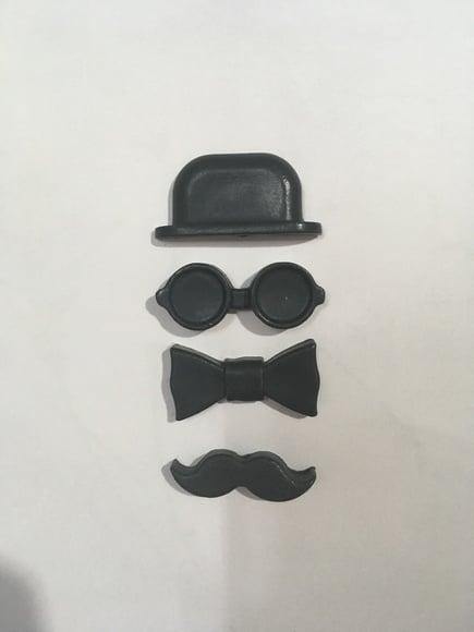 Sabonete Óculos Chapéu Gravata E Bigode (kit Com 4)
