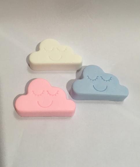 Sabonete Nuvem no Tule com Tag Medidas (4,5 x 2,5 x 1 Cm) /