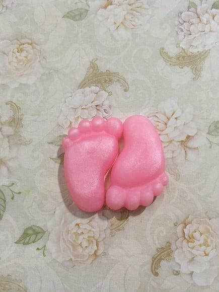 Sabonete Par de Pés Pezinhos Perolados