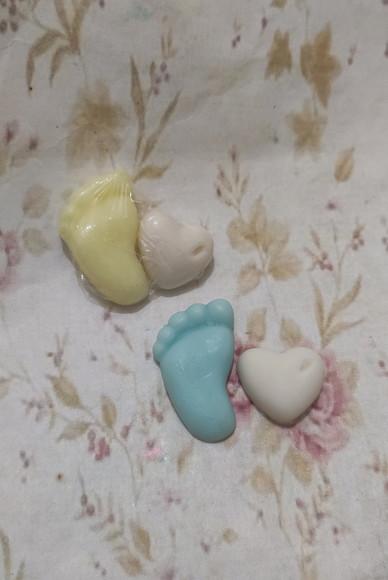 Sabonete Pé + Coração Sabonete Pezinho