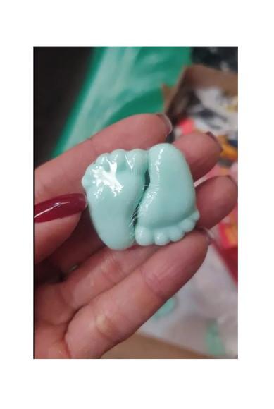 Sabonete Pé Pezinho Chá de Bebê Chá de Fraldas - Unidade ~