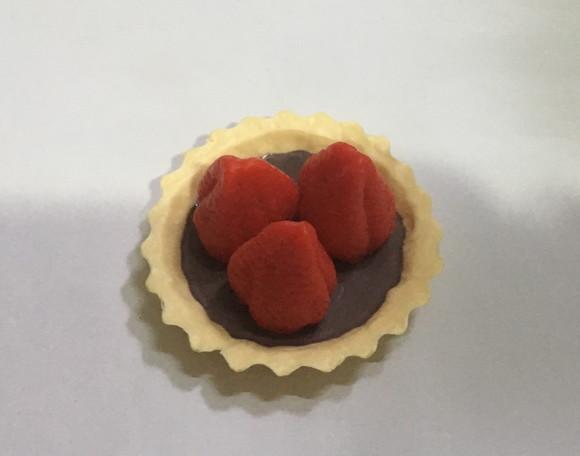 Sabonete torta de morango com chocolate