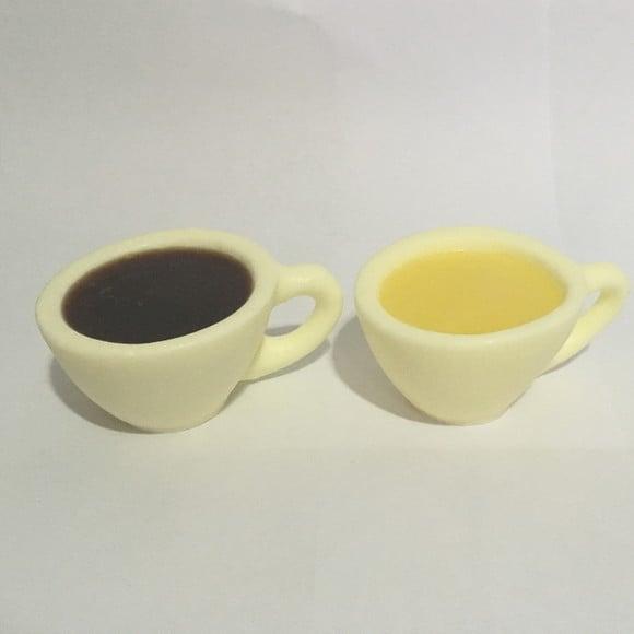 Sabonete xícara de chá ou café ou chocolate