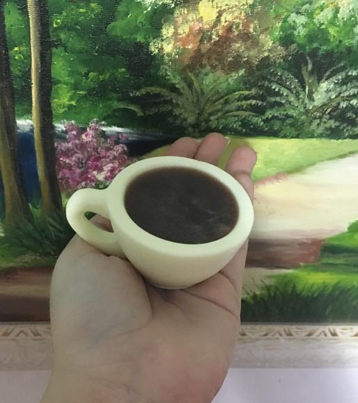 Sabonete xícara de chá ou café ou chocolate