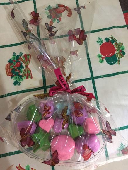 Saboneteira com 12 sabonetes Tema Natal