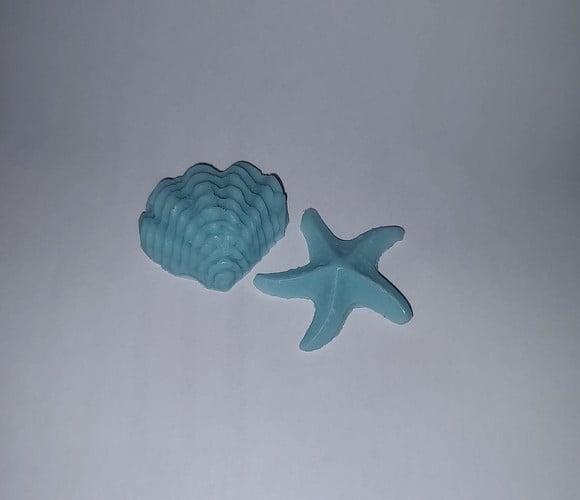 Sabonetes Fundo do Mar Concha e Estrela (unidade)