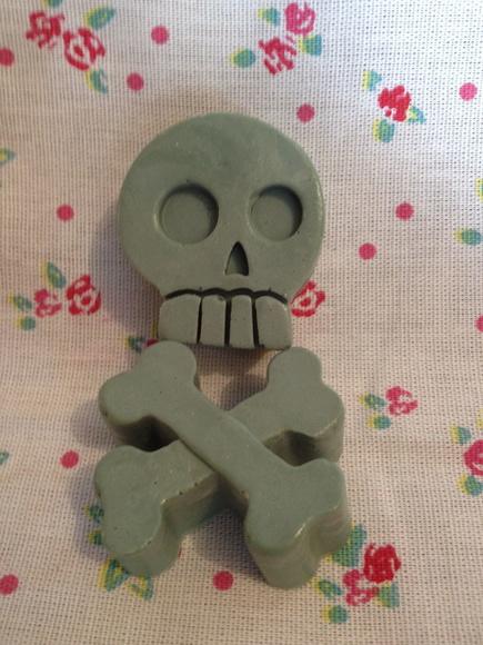Sabonetes Osso Caveira Halloween