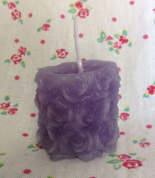 Vela Perfumada Tubo de Flores