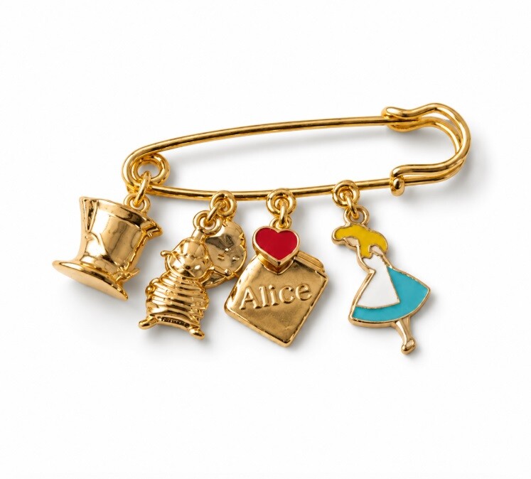 Broche Temático Alice No País Das Maravilhas, Modelo 03