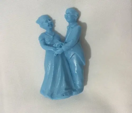 10 Sabonete Artesanal Casal Avôs (7 Cm) /