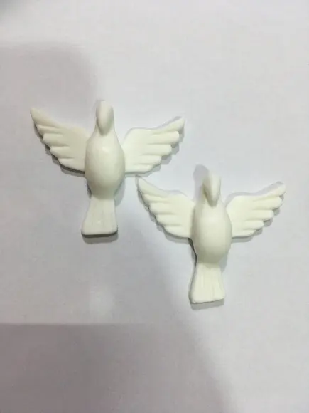 100 Sabonete Pomba Batizado Espírito Santo no Tule c/ Tag