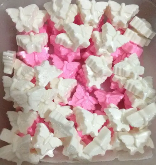 100 sabonetes borboletas