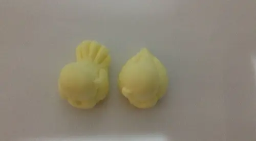 2 Sabonetes pássaro no tule