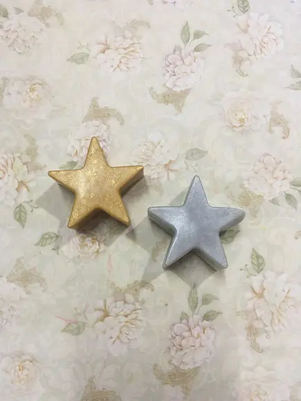 25 Sabonete Estrela Perolado no Tule com Tag