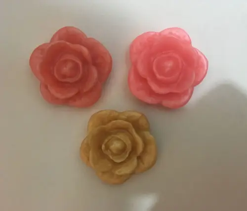 30 Sabonete flor perolada