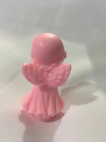 35 Sabonete Anjo Rezando no Tule com Tag /