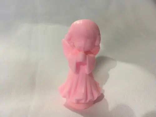 35 Sabonete Anjo Rezando no Tule com Tag /